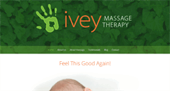 Desktop Screenshot of iveymassage.com